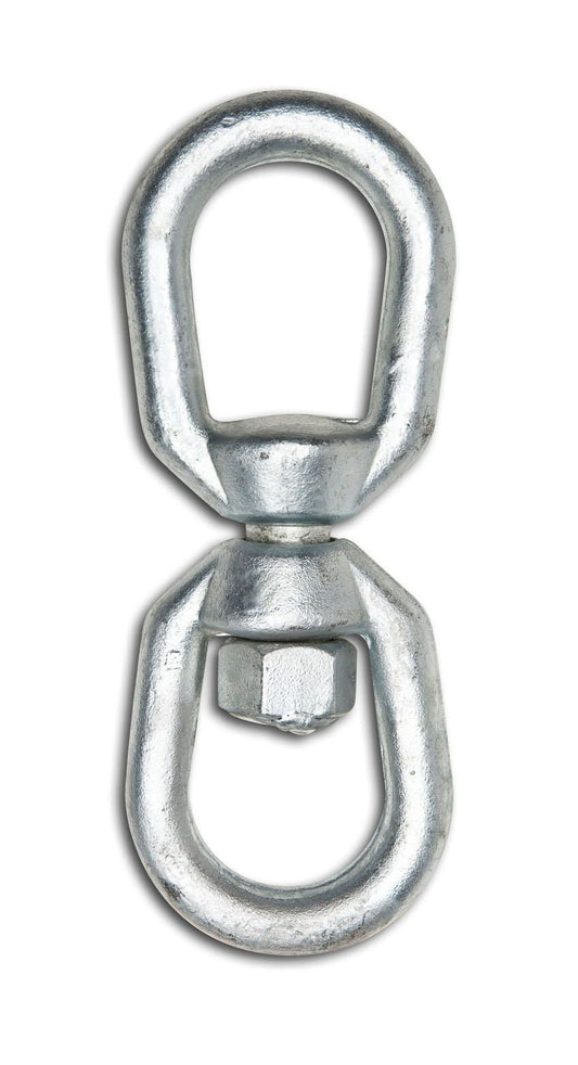 Campbell T9630535 5/16" Eye & Eye Swivel, Forged, Galvanized