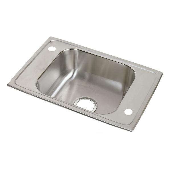 Elkay CDKR2517 Celebrity® Stainless Steel 25" x 17" x 6-7/8" Single Bowl Drop-in Classroom Sink