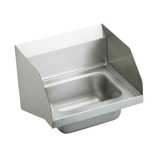 Elkay CHS1716LRS4 Stainless Steel 16-3/4" x 15-1/2" x 13" Single Bowl Wall Hung Handwash Sink