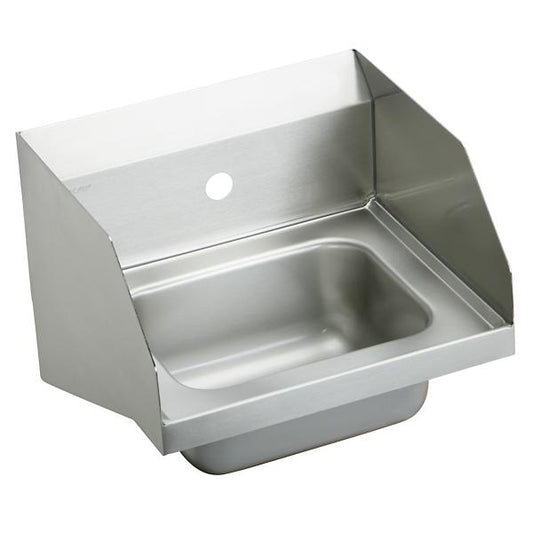 Elkay CHS1716LRS1 Stainless Steel 16-3/4" x 15-1/2" x 13" Single Bowl Wall Hung Handwash Sink