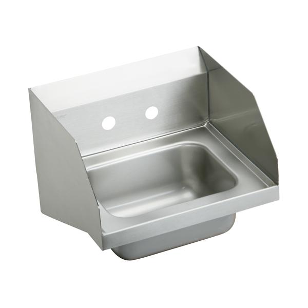 Elkay CHS1716LRS2 Stainless Steel 16-3/4" x 15-1/2" x 13" Single Bowl Wall Hung Handwash Sink