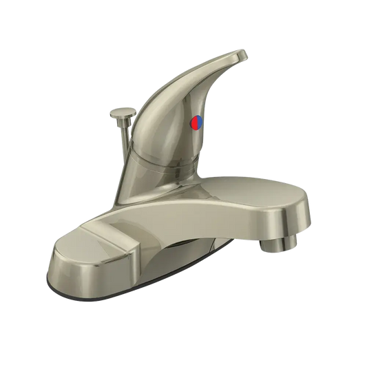 Matco-Norca CL-550BNJP Classic Single Handle 4" Lavatory Faucet, Job Pack, Brushed Nickel