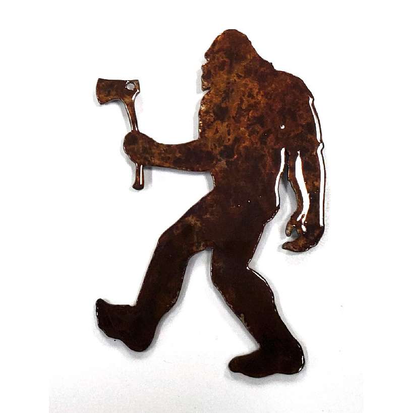 Paradise Clay CMG155 SCOUT Bigfoot w/ Hatchet MAGNET