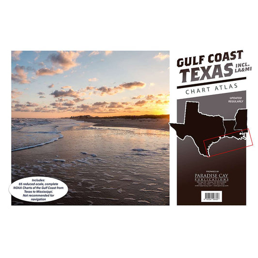 Paradise Clay IHP_GCCB1 Gulf Coast Texas to Mississippi Chart Atlas (12x18 Spiral-Bound)