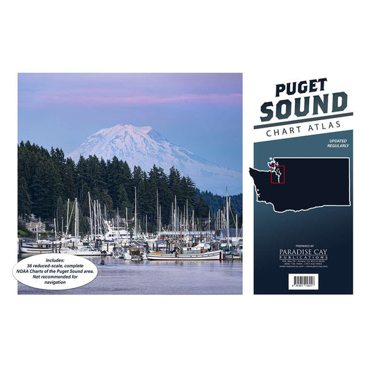Paradise Clay IHP_PSCB1 Puget Sound Chart Atlas (12x18 spiral bound)