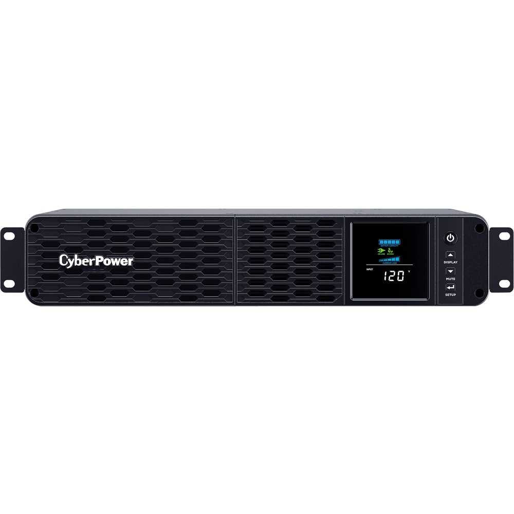 CyberPower CP1500PFCRM2U PFC Sinewave UPS Systems - 2U Rack-mountable - AVR - 8 Hour Recharge - 3.10 Minute Stand-by - 120 V AC Input - Serial Port - 8 x NEMA 5-15R