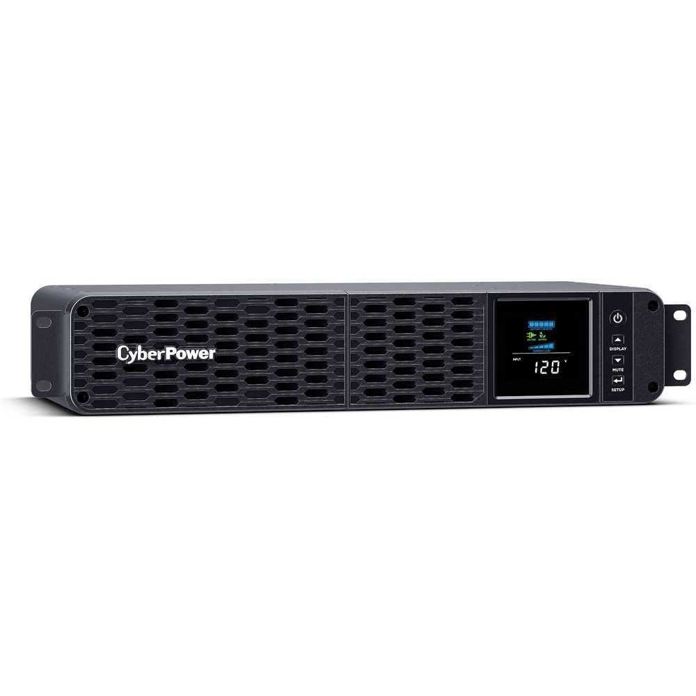 CyberPower CP1500PFCRM2U PFC Sinewave UPS Systems - 2U Rack-mountable - AVR - 8 Hour Recharge - 3.10 Minute Stand-by - 120 V AC Input - Serial Port - 8 x NEMA 5-15R