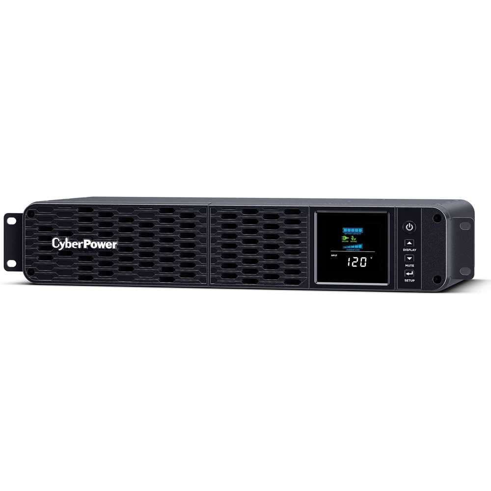 CyberPower CP1500PFCRM2U PFC Sinewave UPS Systems - 2U Rack-mountable - AVR - 8 Hour Recharge - 3.10 Minute Stand-by - 120 V AC Input - Serial Port - 8 x NEMA 5-15R