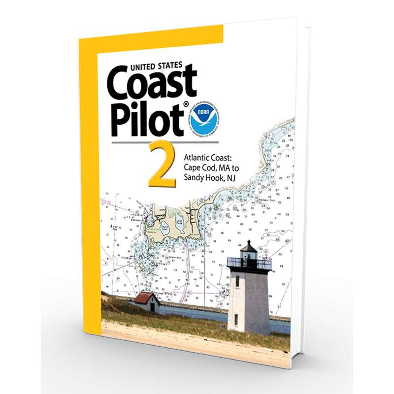 Paradise Clay IHP_CP2 NOAA Coast Pilot 2: Atlantic Coast: Cape Cod, MA to Sandy Hook, NJ (CURRENT EDITION) - Book