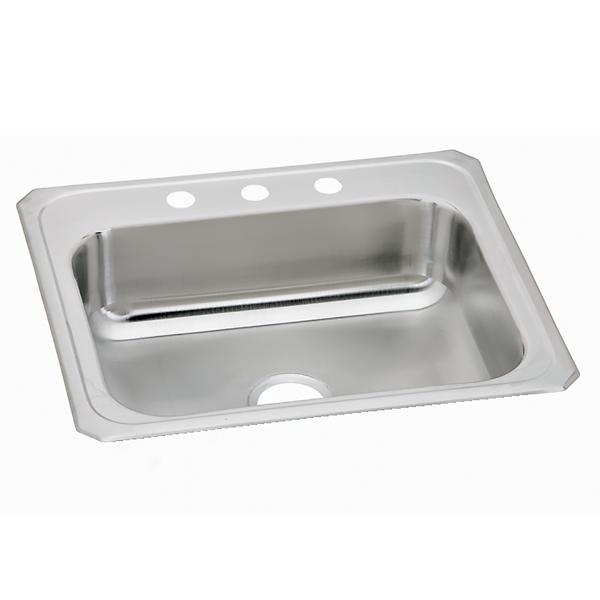 Elkay CR2521 Celebrity® Stainless Steel 25" x 21-1/4" x 6-7/8" Single Bowl Drop-in Sink