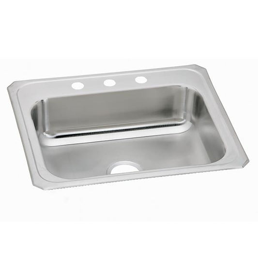 Elkay CR2521 Celebrity® Stainless Steel 25" x 21-1/4" x 6-7/8" Single Bowl Drop-in Sink