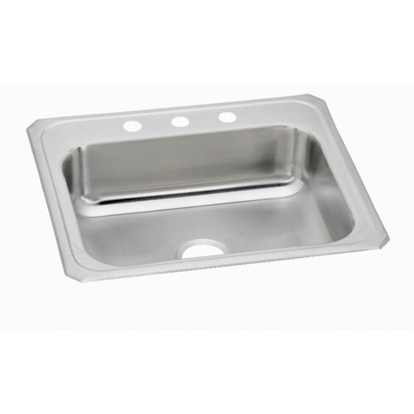 Elkay CR2522 Celebrity® Stainless Steel 25" x 22" x 7" Single Bowl Drop-in Sink