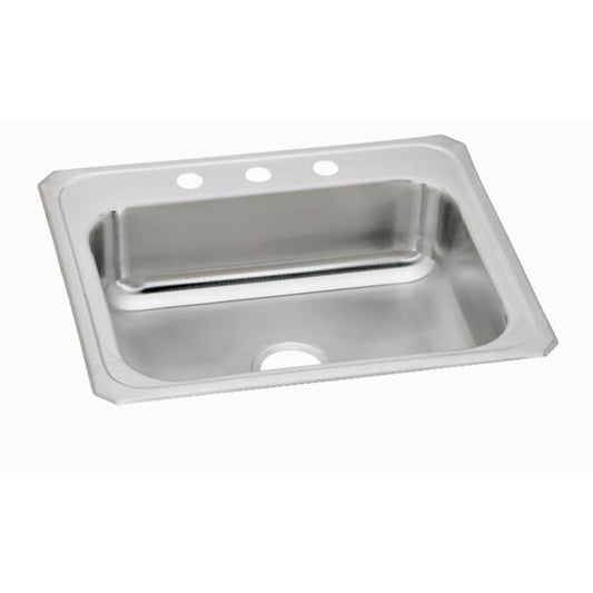 Elkay CR2522 Celebrity® Stainless Steel 25" x 22" x 7" Single Bowl Drop-in Sink