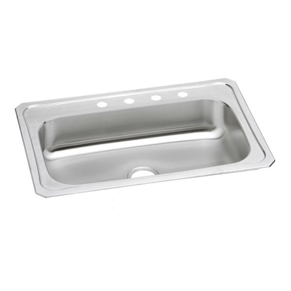 Elkay CRS3322 Celebrity® Stainless Steel 33" x 22" x 7" Single Bowl Drop-in Sink