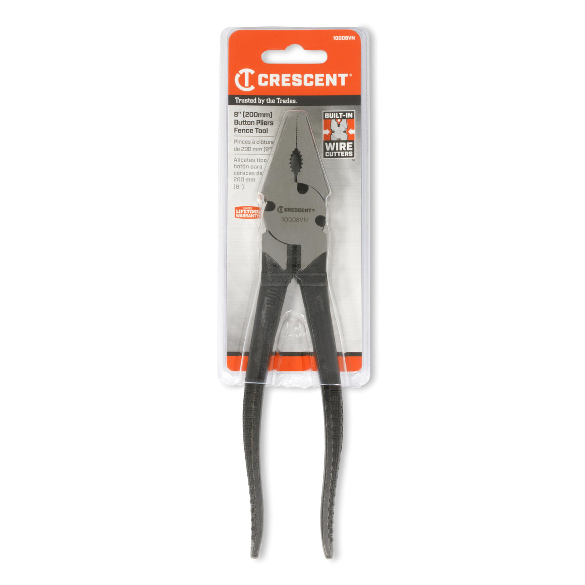 Crescent 10008VN-05 8" Button Fence Tool Pliers