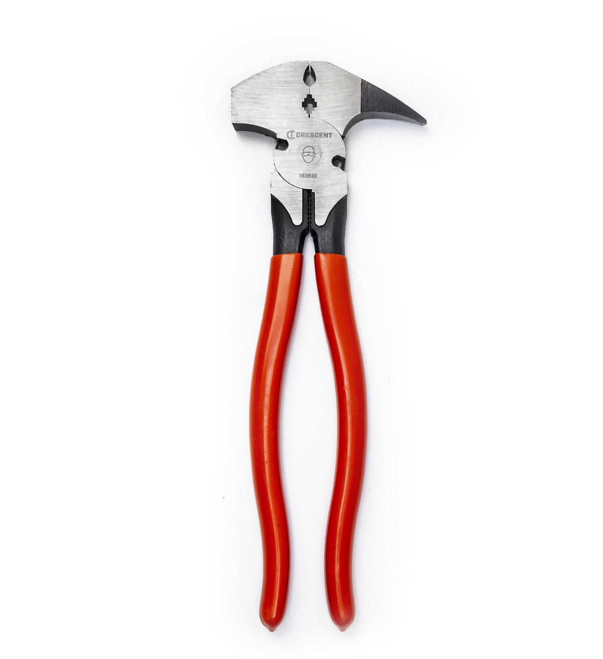 Crescent 193610CVSMNN-05 10" Dipped Handle Dual Staple Grip Joint Fence Tool Pliers