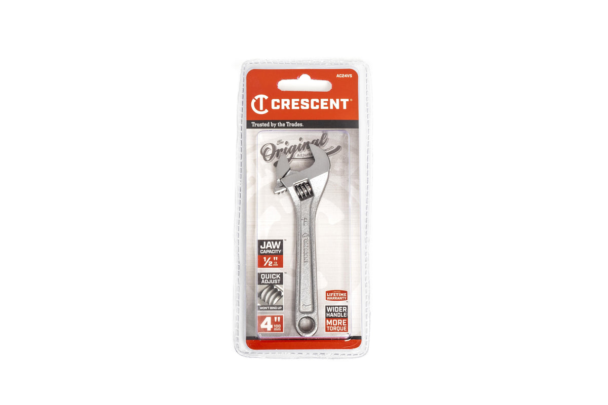 Crescent AC24VS 4" Adjustable Wrench - Carded