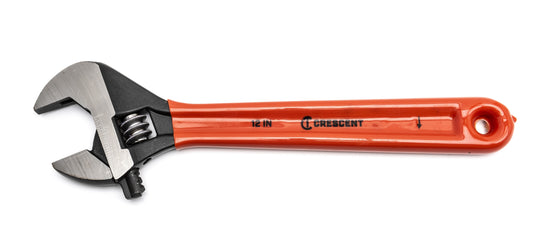 Crescent AT212CVS 12" Black Oxide Adjustable Wrench with Cushion Grip