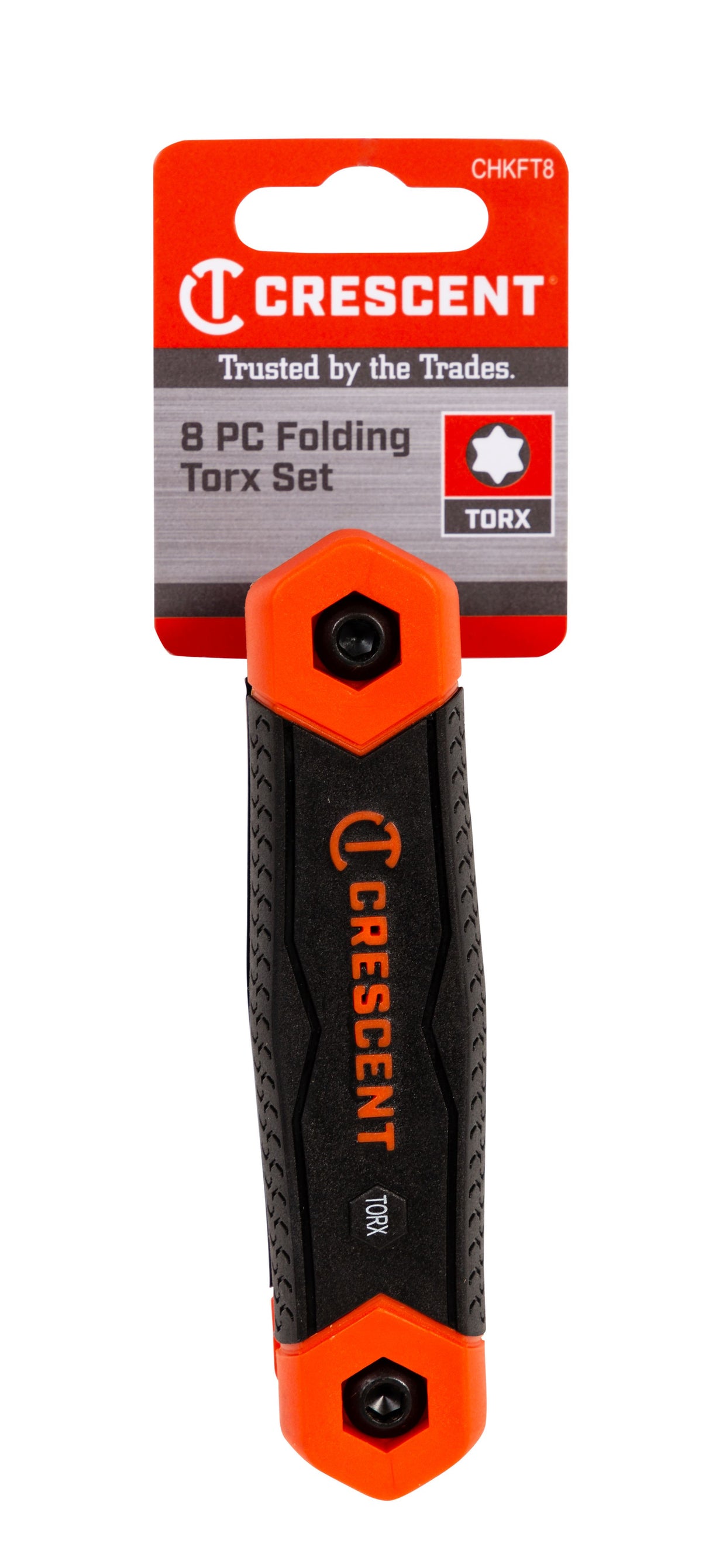 Crescent CHKFT8 8 Piece Folding Torx® Dual Material Key Set