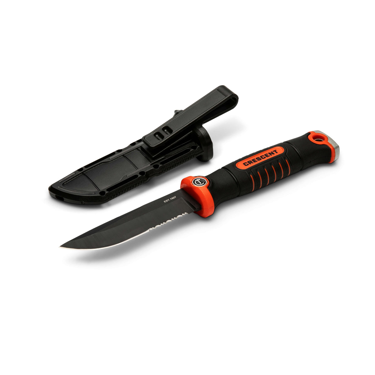 Crescent CPKFX 4-1/2" Fixed Blade Trade Knife with Sheath