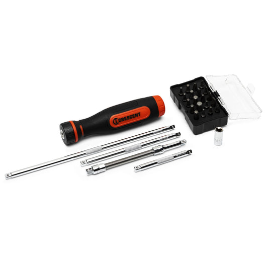 Crescent CRBSDS26PC 26 Piece Ratcheting Bit Driver Set