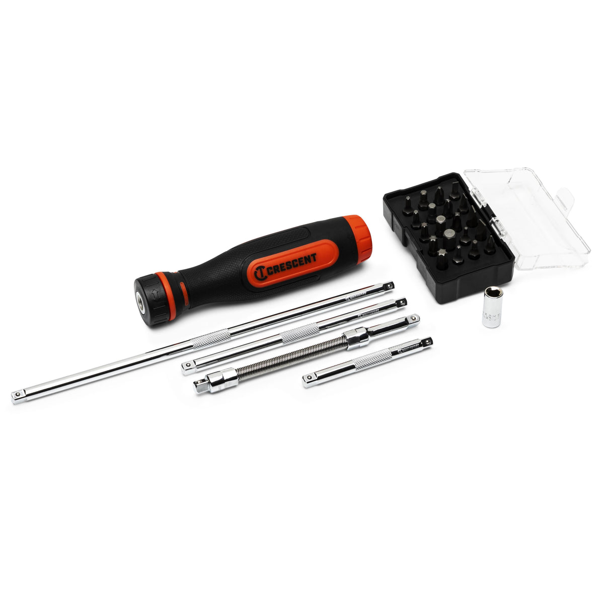 Crescent CDTSET4PC 4 Piece Diamond Tip Dual Material Screwdriver Set