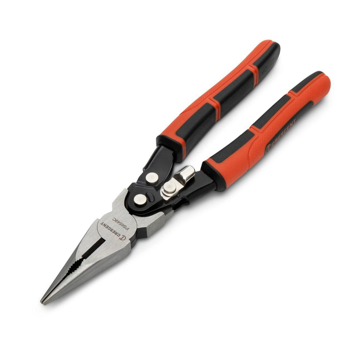 Crescent PS6549C 9" Pro Series Dual Material Long Nose Compound Action Cutting Pliers