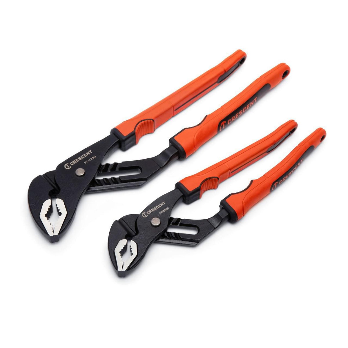 Crescent RT400SGSET2R-05 2 Piece Grip Zone™ V-Jaw Tongue & Groove Plier Set with Dual Material Rawhide Handle