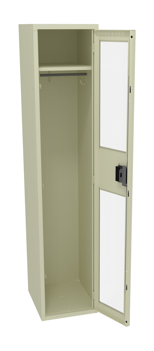 Tennsco CSL-151872-A Single Tier C-Thru Locker - One Wide, No Legs (Assembled)