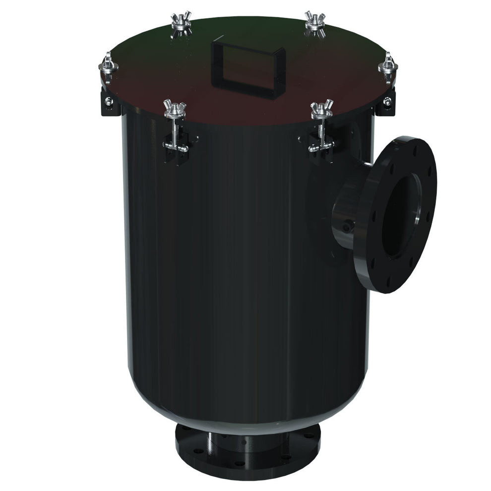 Solberg CSL-345P-500 Inlet Vacuum Filter, 5" MNPT, Polyester Element, 5 Micron