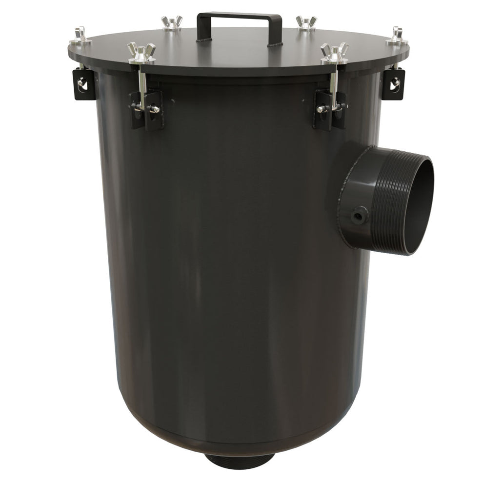 Solberg CSL-345P-500 Inlet Vacuum Filter, 5" MNPT, Polyester Element, 5 Micron