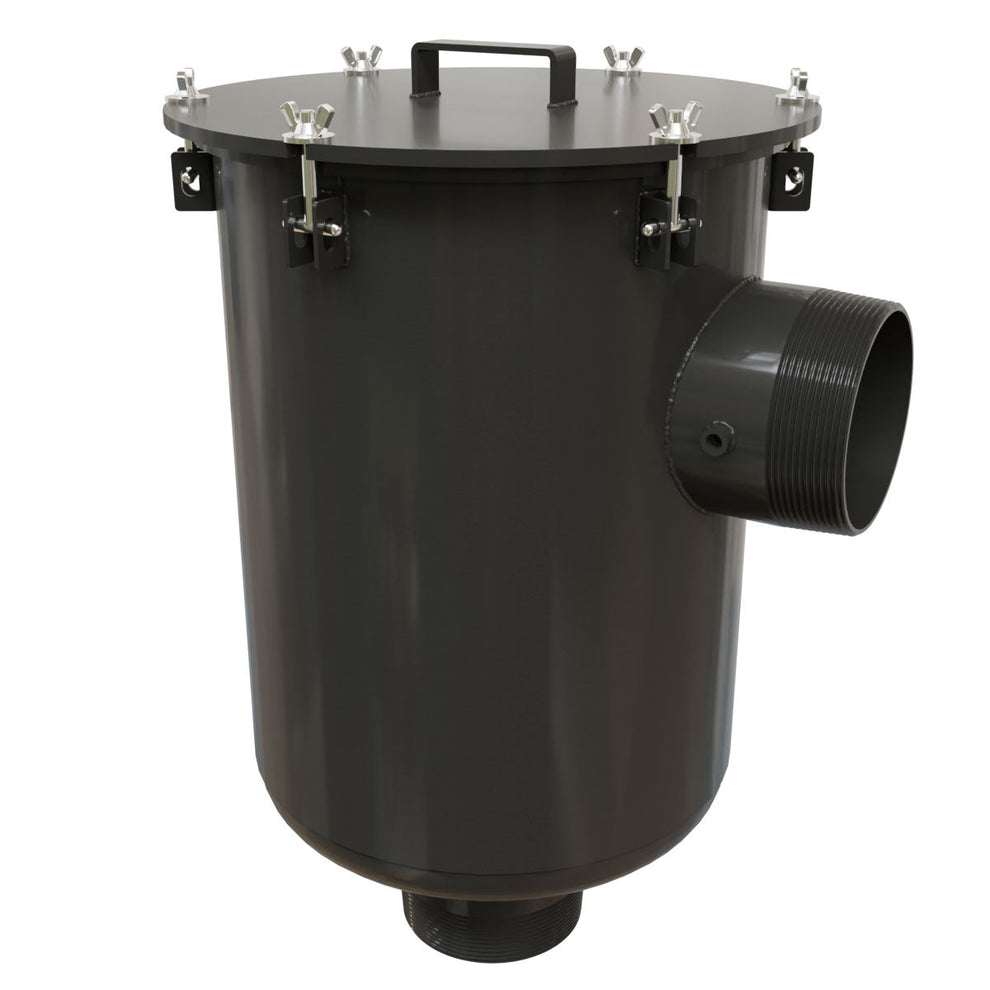 Solberg CSL-375P-600 Inlet Vacuum Filter, 6" MNPT, Polyester Element, 5 Micron