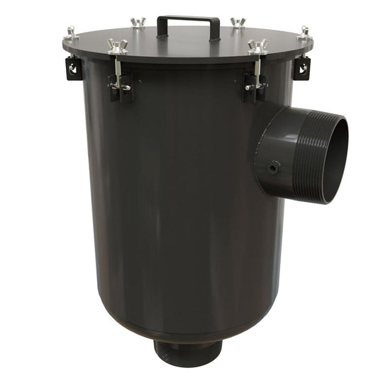 Solberg CSL-375P-600 Inlet Vacuum Filter, 6" MNPT, Polyester Element, 5 Micron