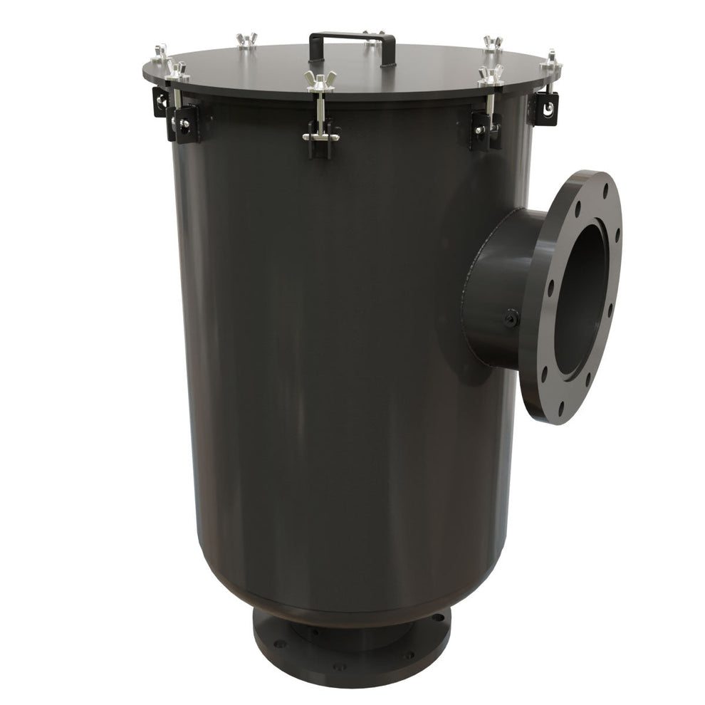 Solberg CSL-377P-800F Heavy Duty Inlet Vacuum Filter, 8 Inch ANSI Flange, Polyester Element, 5 Micron Filtration
