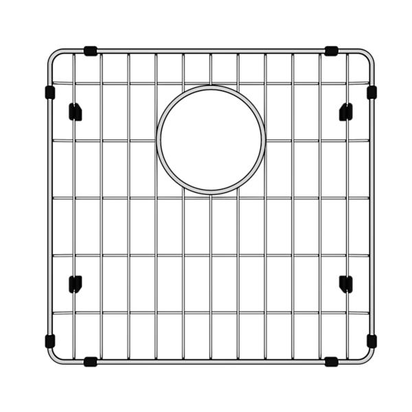 Elkay CTXBG1514 Crosstown Stainless Steel 14-3/4" x 14-1/4" x 1-1/8" Bottom Grid