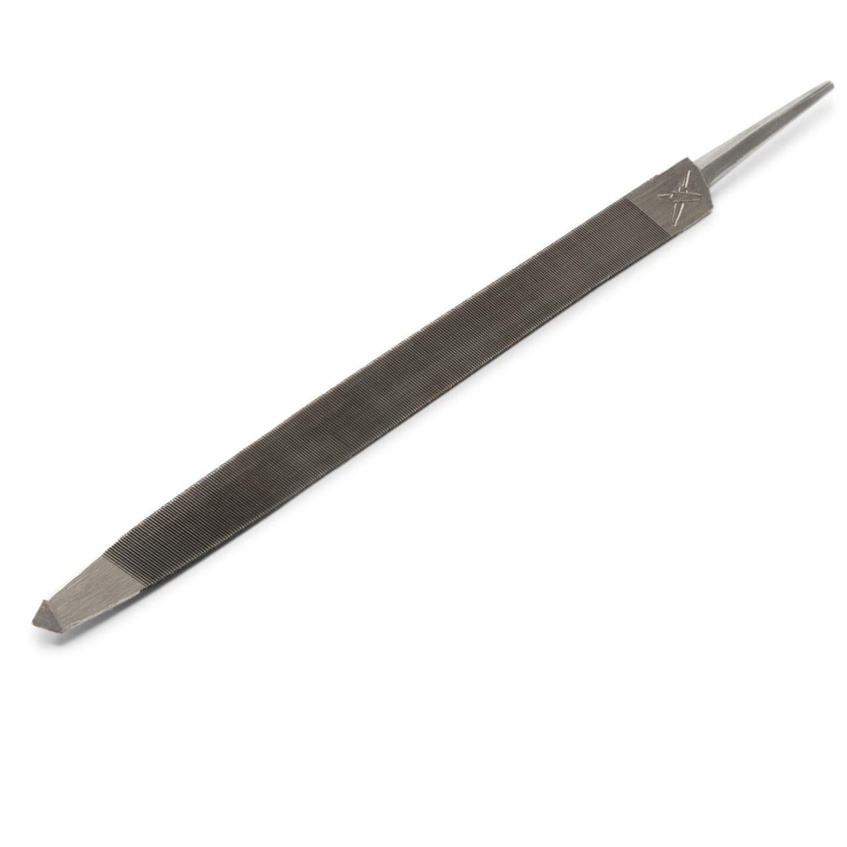 Nicholson 21866NNB 6" Triangle Single Cut Slim Taper File - Carded