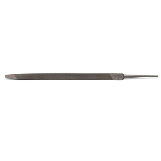 Nicholson 21866NNB 6" Triangle Single Cut Slim Taper File - Carded