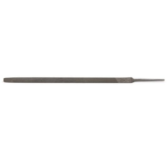 Nicholson 21874NNB 6" Triangle Single Cut Double Extra Slim Taper File - Carded