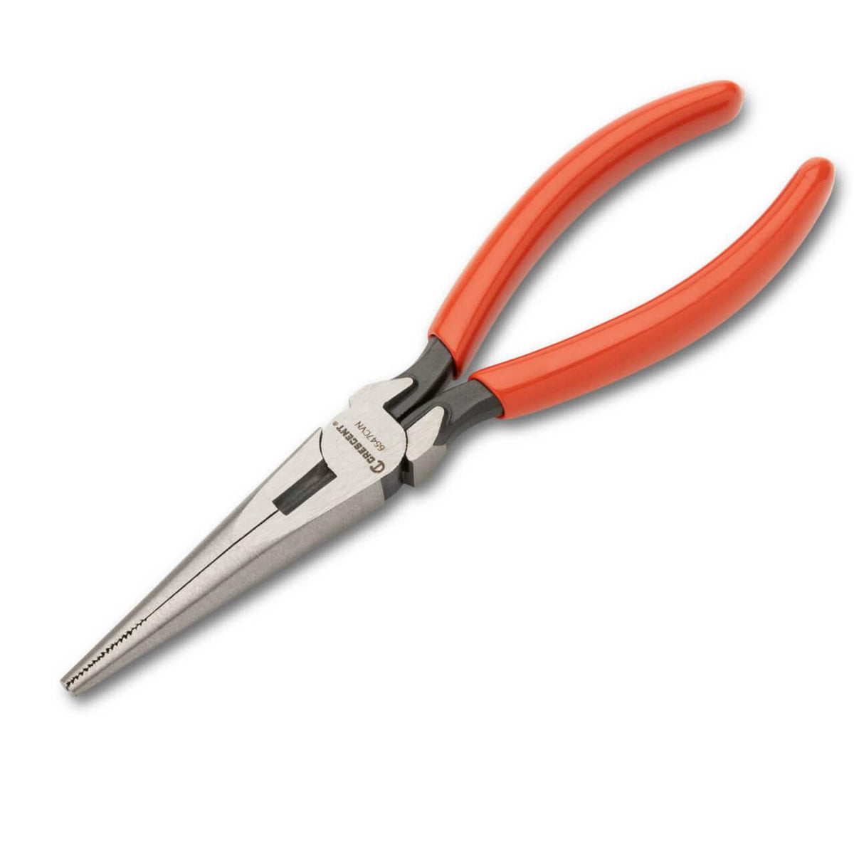 Crescent 6547CVN 7-1/2" Long Chain Nose Solid Joint Side Cutting Pliers - Carded