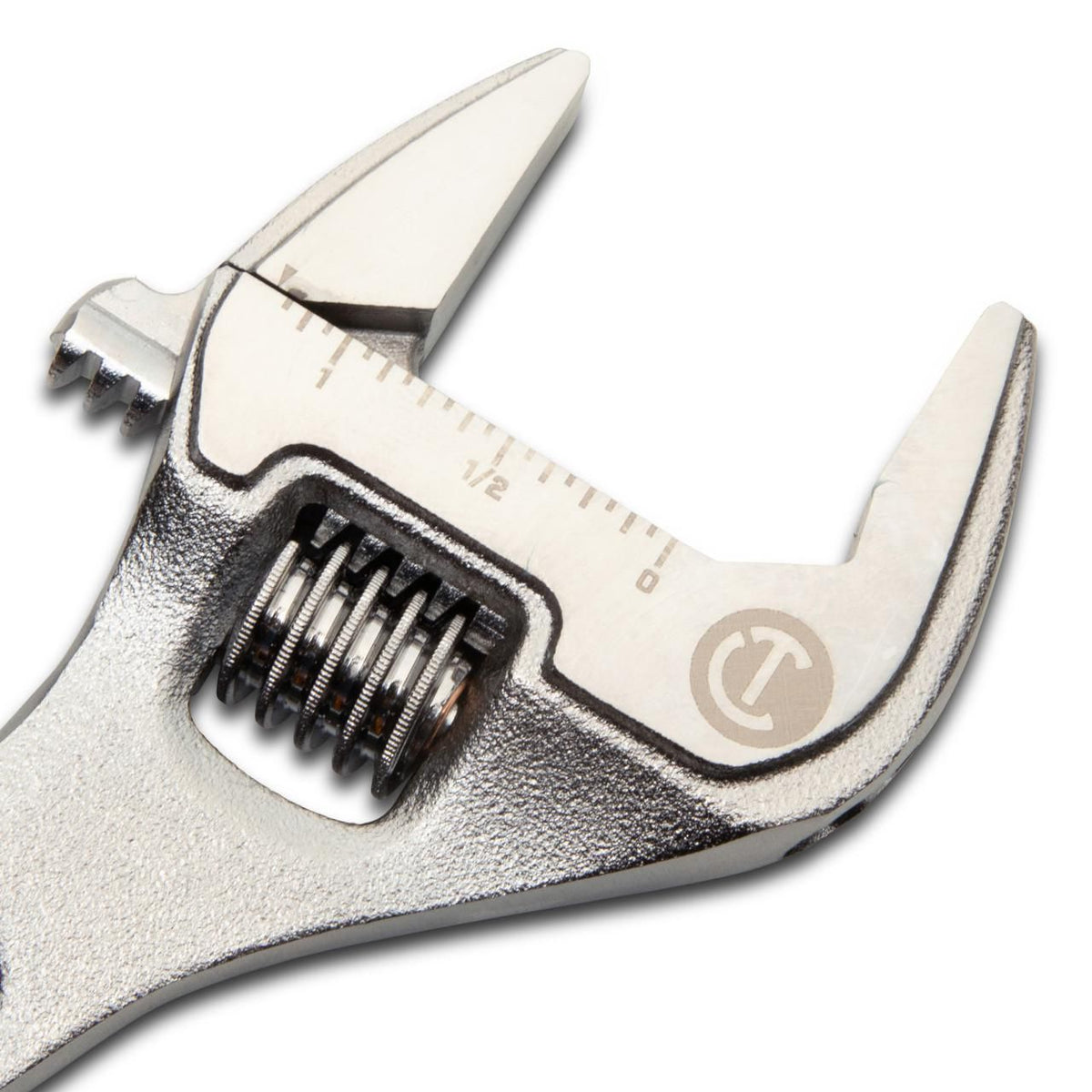 Crescent AC38VS 8" Chrome Adjustable Wrench with Quick-Fit-Jaw