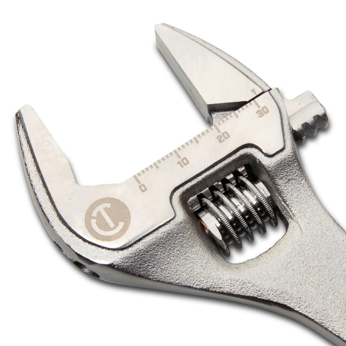 Crescent AC38VS 8" Chrome Adjustable Wrench with Quick-Fit-Jaw