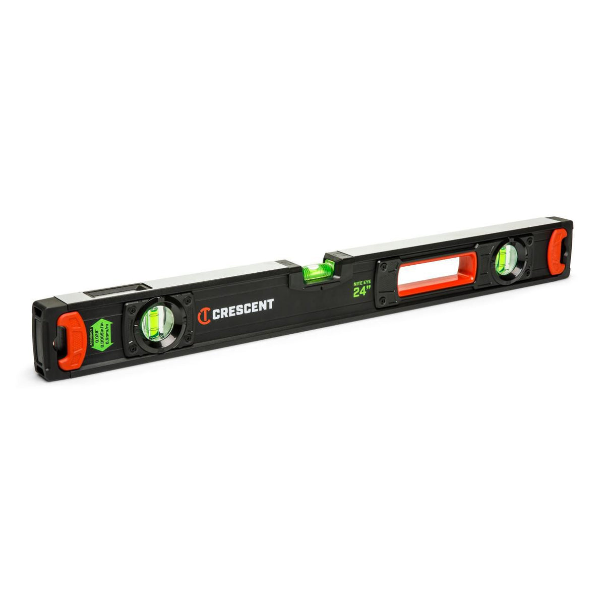 Lufkin CBOXL24 24" NITE EYE™ Aluminum Box Beam Level