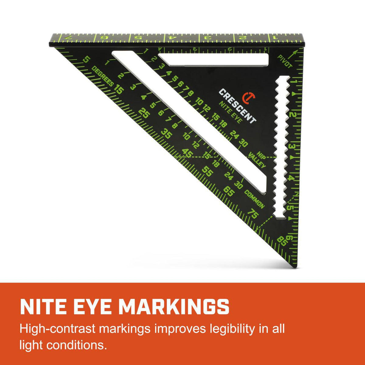 Lufkin CRS07 7" NITE EYE™ Rafter Square