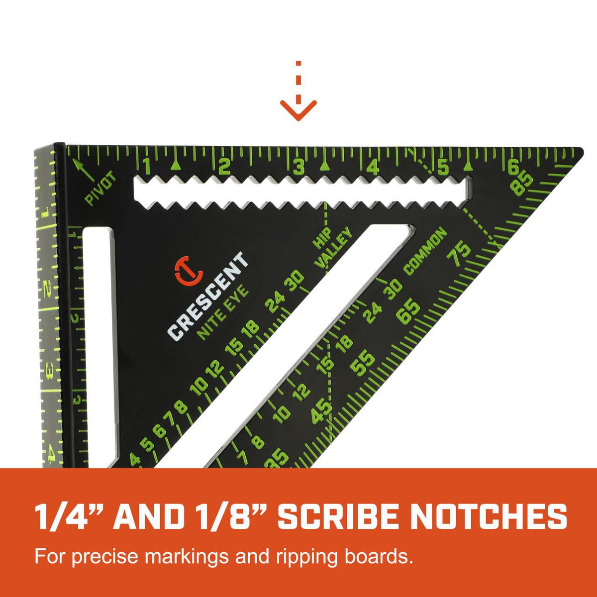 Lufkin CRS07 7" NITE EYE™ Rafter Square