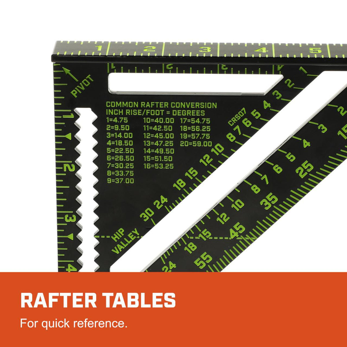 Lufkin CRS07 7" NITE EYE™ Rafter Square
