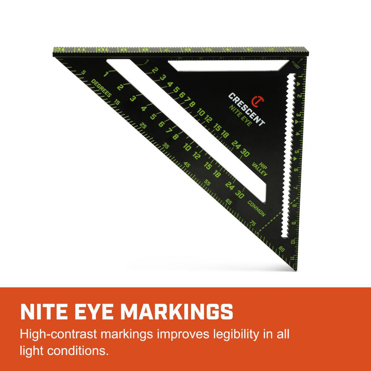 Lufkin CRS12 12" NITE EYE™ Rafter Square