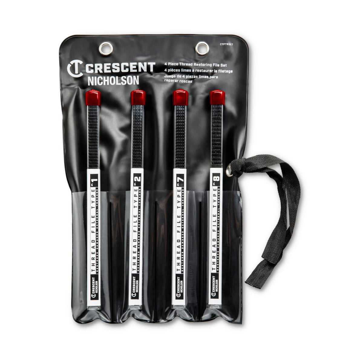 Nicholson CTFTRSET 4 Piece Thread Restoring File Set