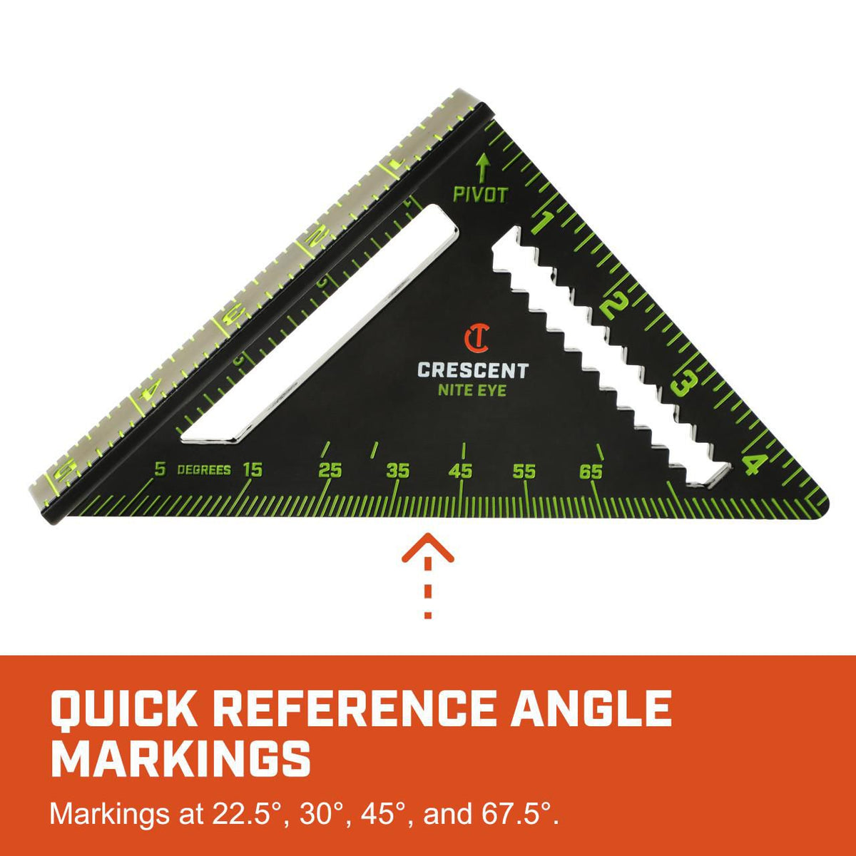 Lufkin CTS04 4" NITE EYE™ Trim Square