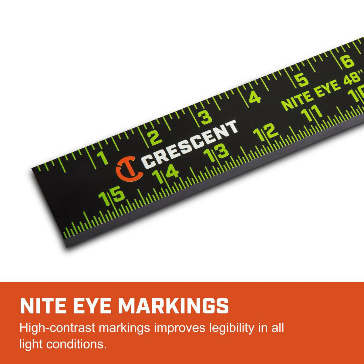 Lufkin CTS48 48" NITE EYE™ Drywall Square