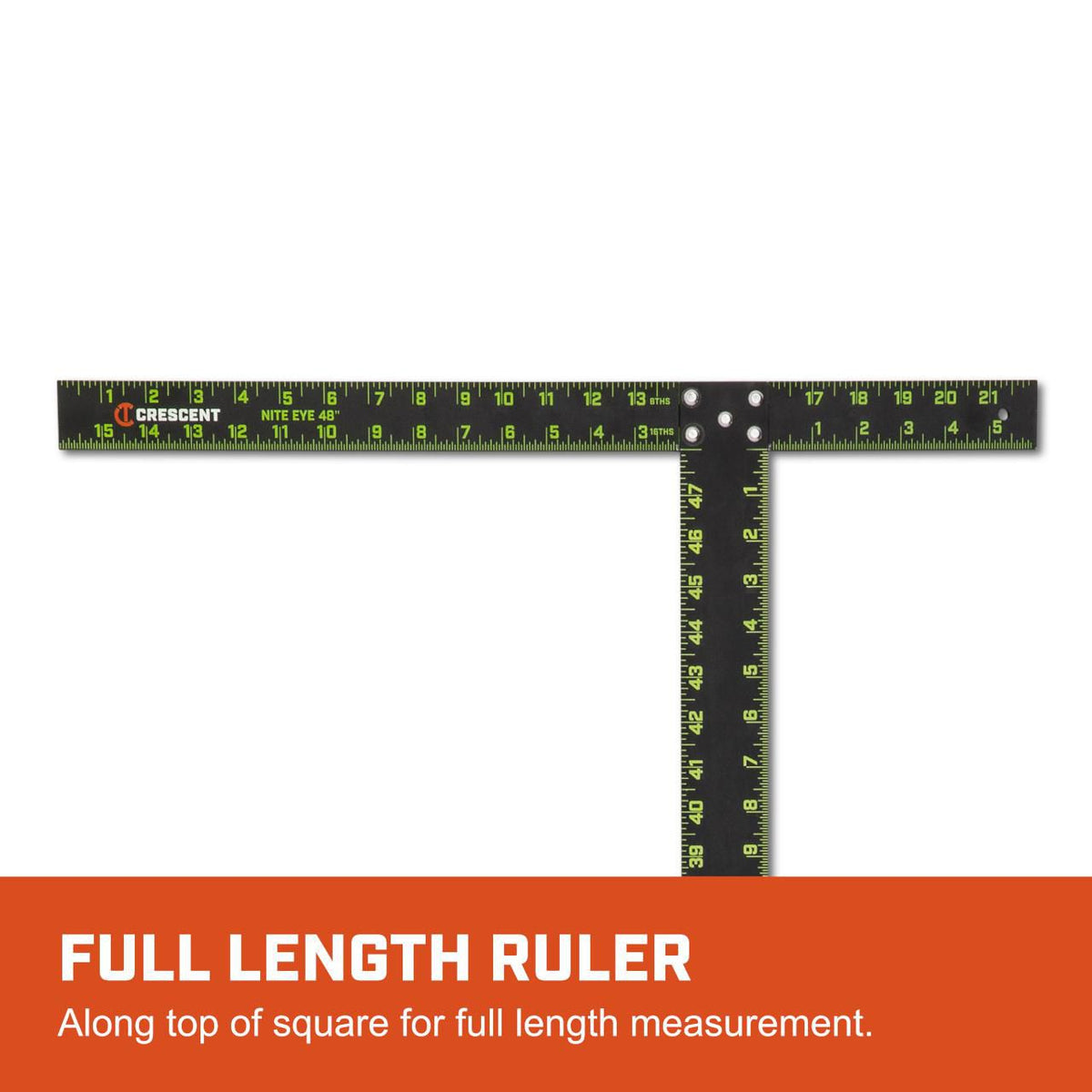 Lufkin CTS48 48" NITE EYE™ Drywall Square